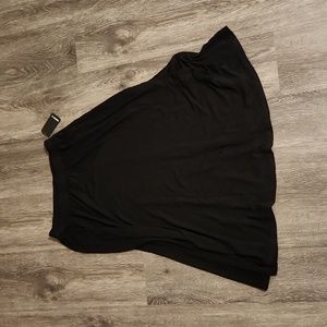 Forever21 Skirt Knee Lng Black